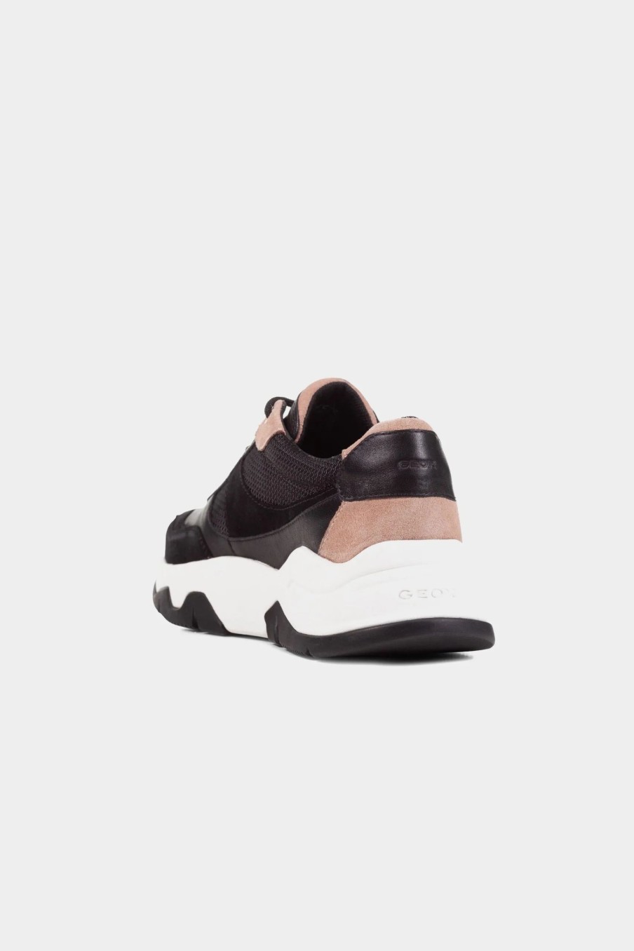 Shoes * | Geox Kristene Sneaker Black/Dk Rose