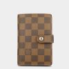 Handbags * | Louis Vuitton Damier Ebene French Purse Brown