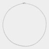 Jewelry-Accessories * | Morris & David Diamond Tennis Necklace 14K White Gold