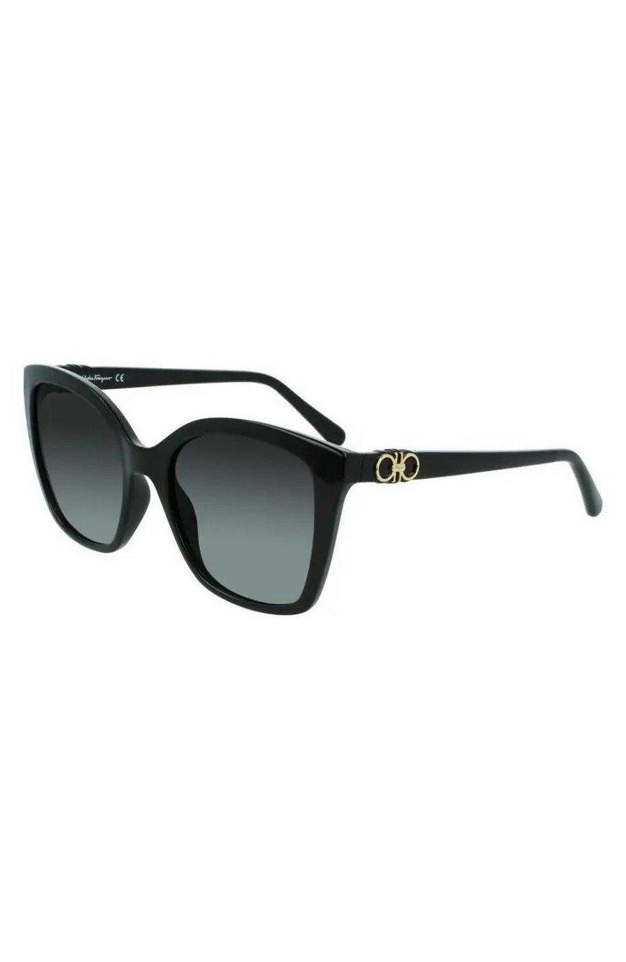 Jewelry-Accessories * | Salvatore Ferragamo Gancini Modified Rectangle Sunglasses