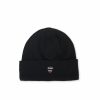 Jewelry-Accessories * | Pajar Stephano Men'S Regular Fit Cuff Hat Merino Wool Blend Lining Black