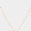 Jewelry-Accessories * | Design Lab Solitaire Heart Pendant Necklace Gold