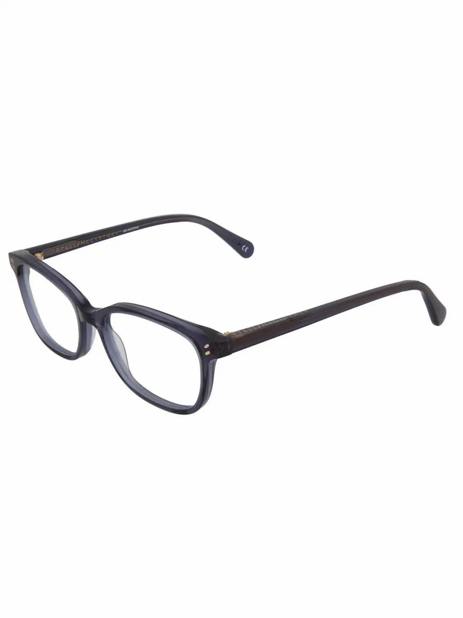 Jewelry-Accessories * | Stella Mccartney Cat Eye Optical Glasses Blue