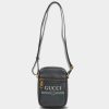 Handbags * | Gucci Leather Crossbody Bag Black