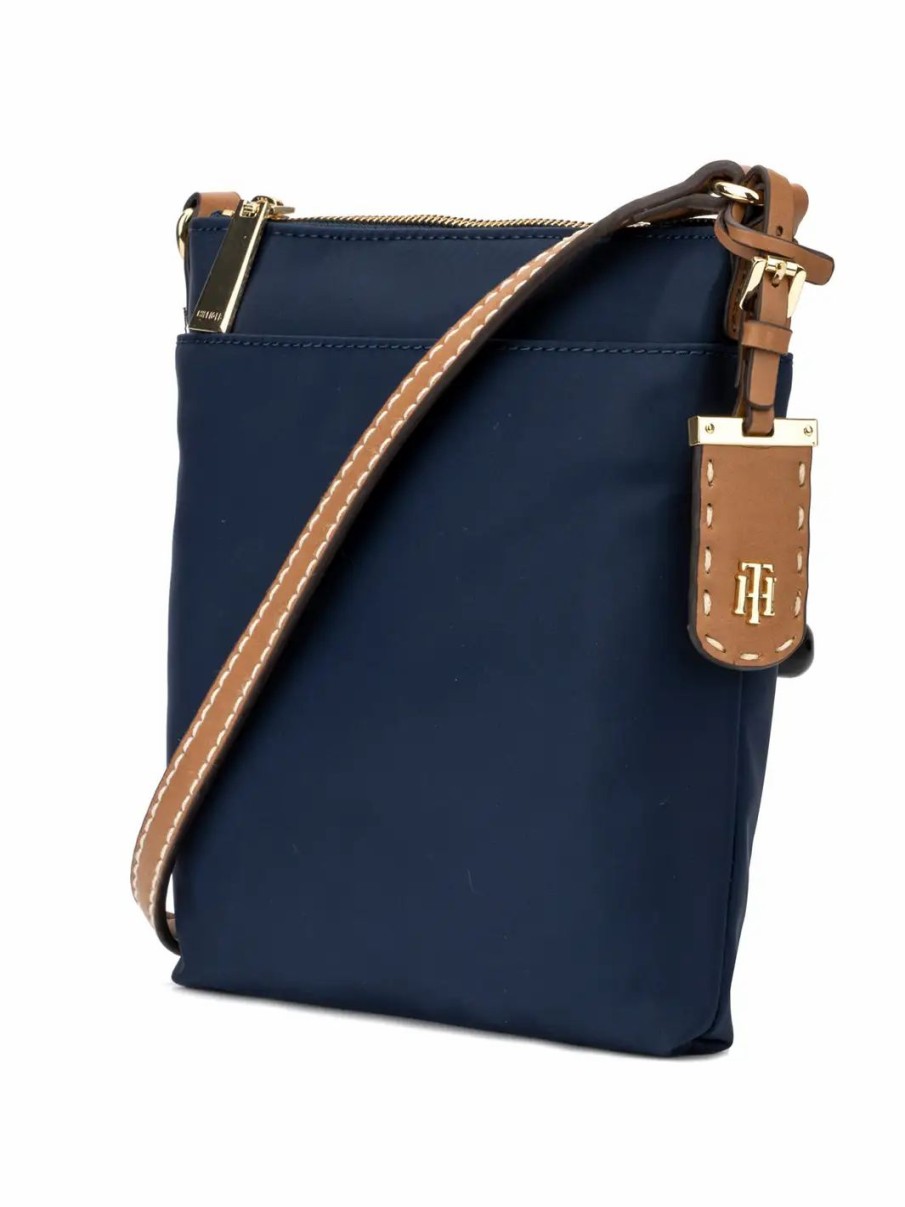 Handbags * | Tommy Hilfiger Julia North South Crossbody Tommy Navy