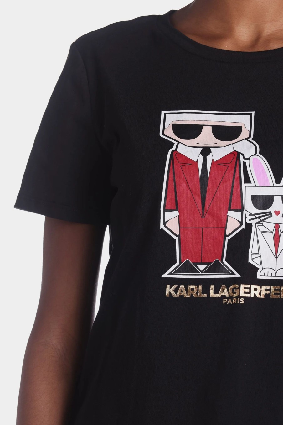 Clothing * | Karl Lagerfeld Lunar New Year Karl Tee Black