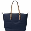 Handbags * | Tommy Hilfiger Julia Zip Tote Bag Tommy Navy