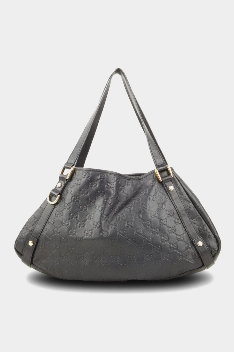 Handbags * | Abbey Guccissima Tote Bag Black