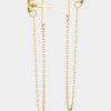 Jewelry-Accessories * | Design Lab Drop Earrings Gold