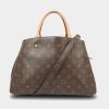 Handbags * | Louis Vuitton Monogram Montaigne Mm Bag Brown