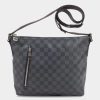 Handbags * | Louis Vuitton Mick Damier Graphite Crossbody Bag Black