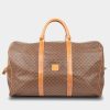 Handbags * | Celine Front Pocket Macadam Travel Bag Brown