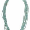 Jewelry-Accessories * | Saachi Lumos Crystal Necklace Aqua