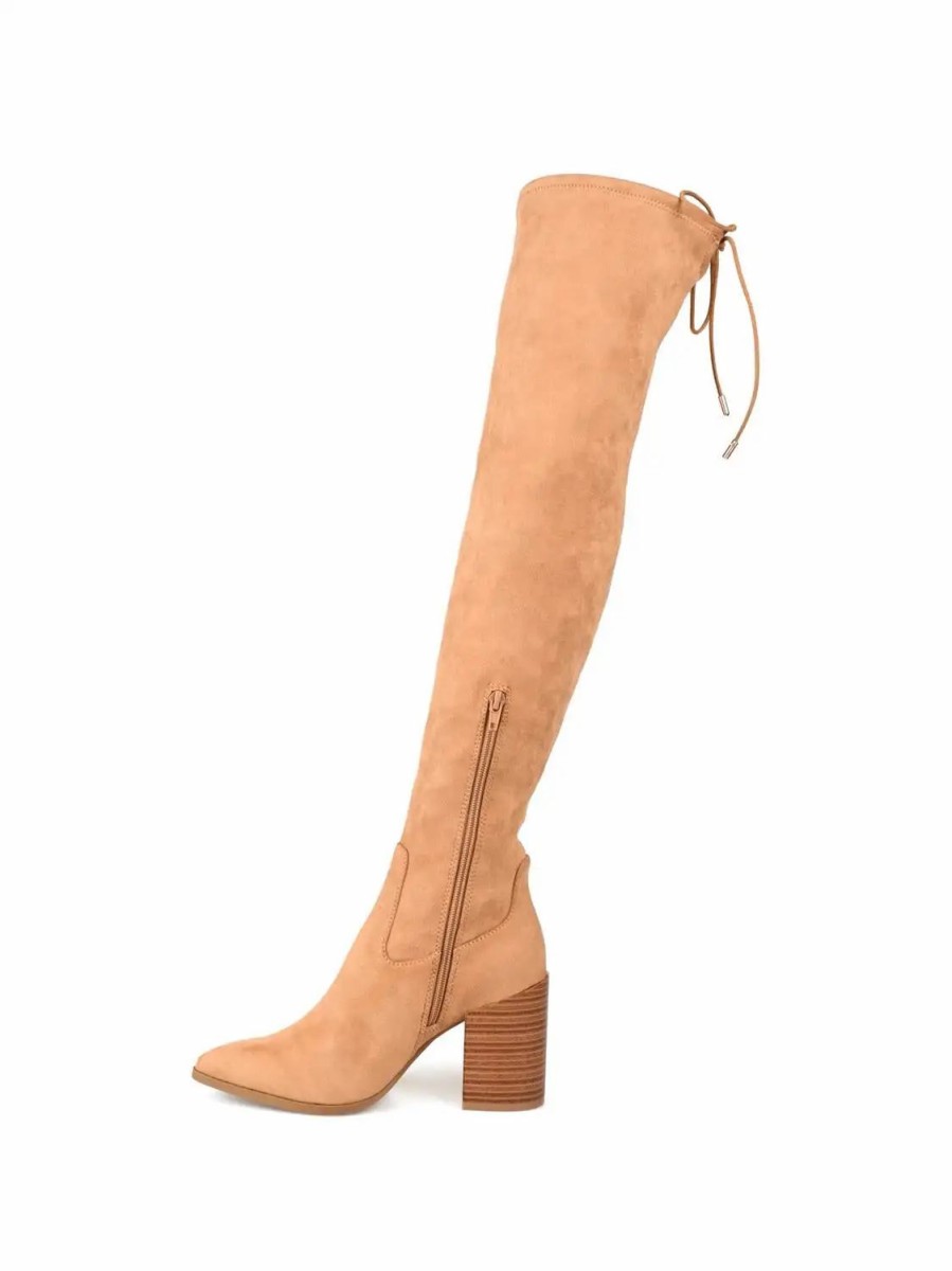 Shoes * | Journee Collection Extra Wide Calf Paras Boot Tan