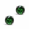 Jewelry-Accessories * | Sterling Forever Stud Earrings Green