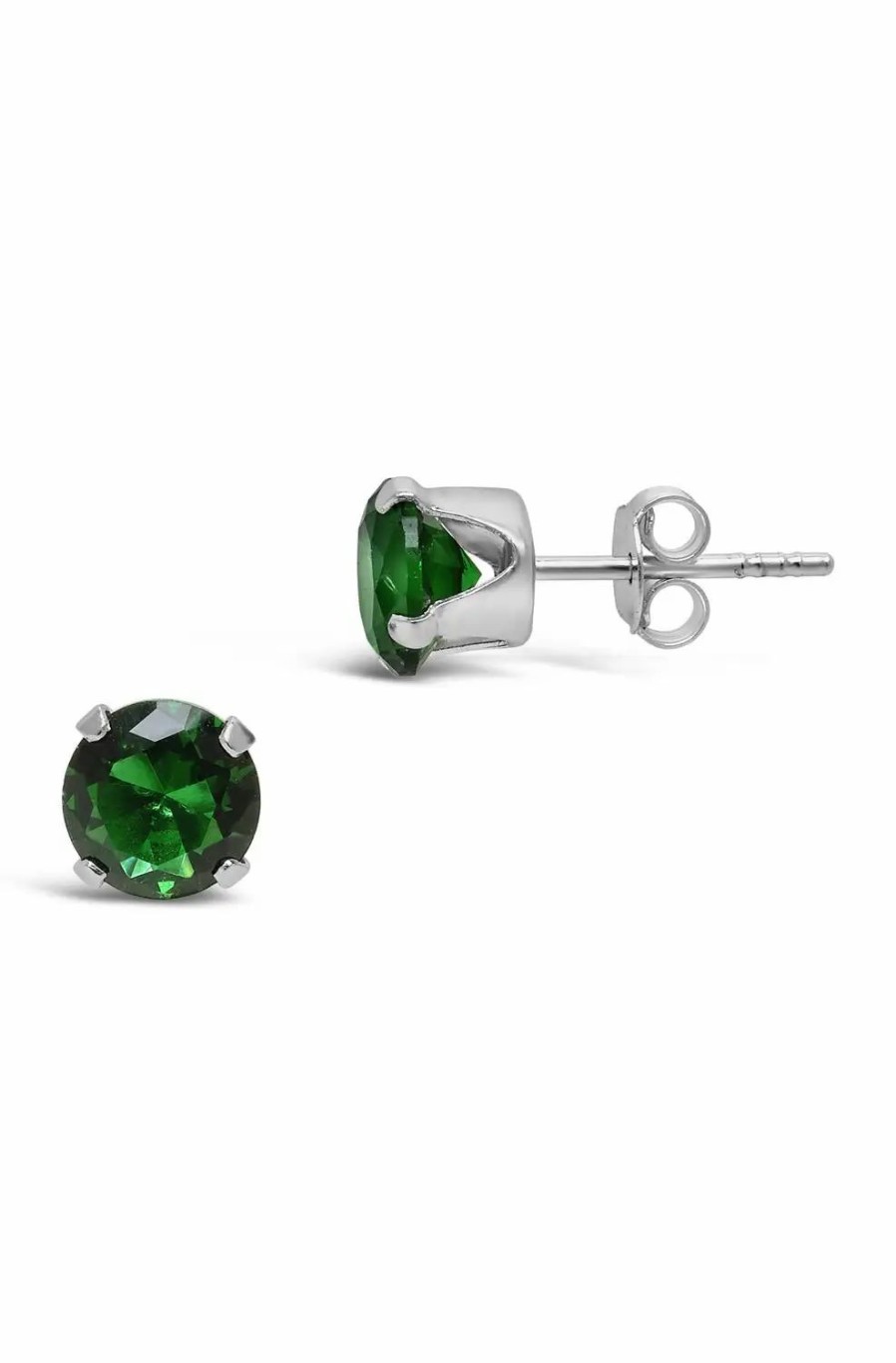 Jewelry-Accessories * | Sterling Forever Stud Earrings Green