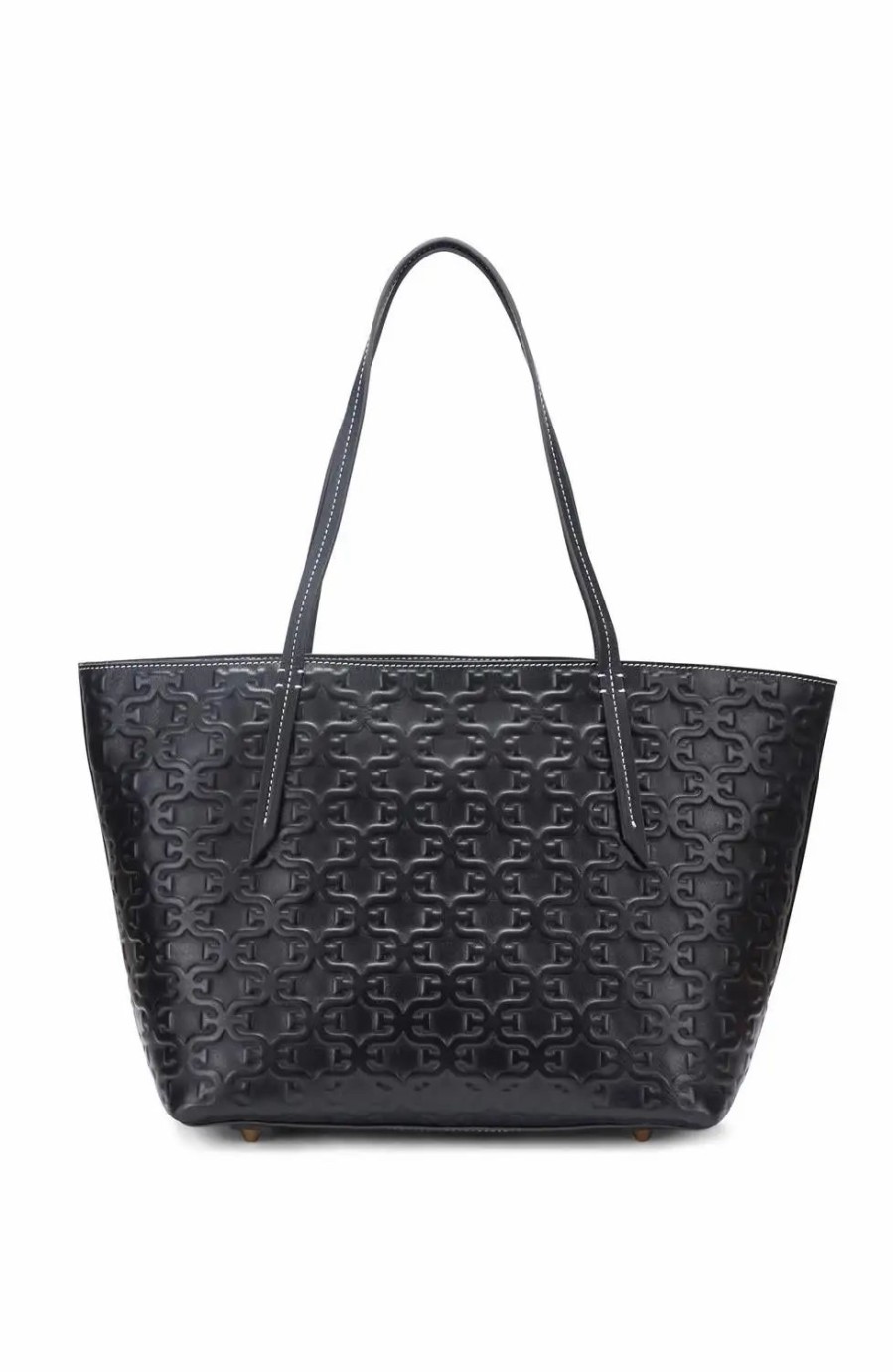 Handbags * | Sam Edelman Eden Embossed Tote Black