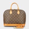 Handbags * | Louis Vuitton Alma Nm Handbag With Strap Brown