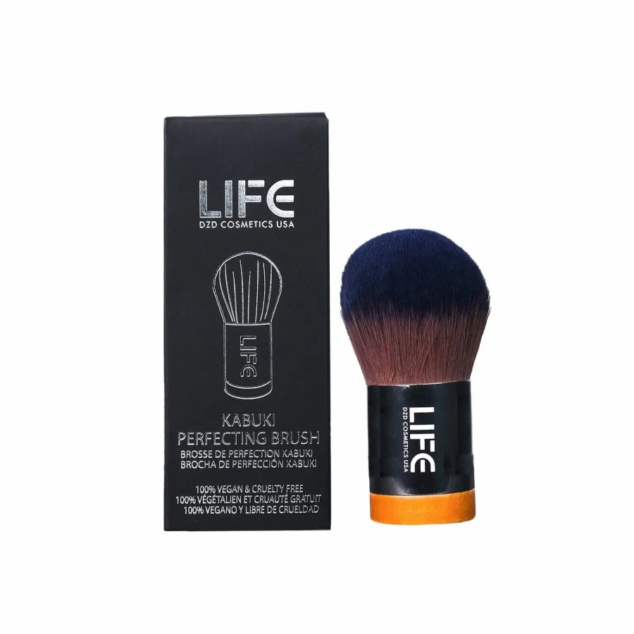 Beauty * | Life Cosmetics Kabuki Perfecting Brush Brown