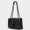 Handbags * | Karl Lagerfeld Paris Lafayette Shoulder Bag Black