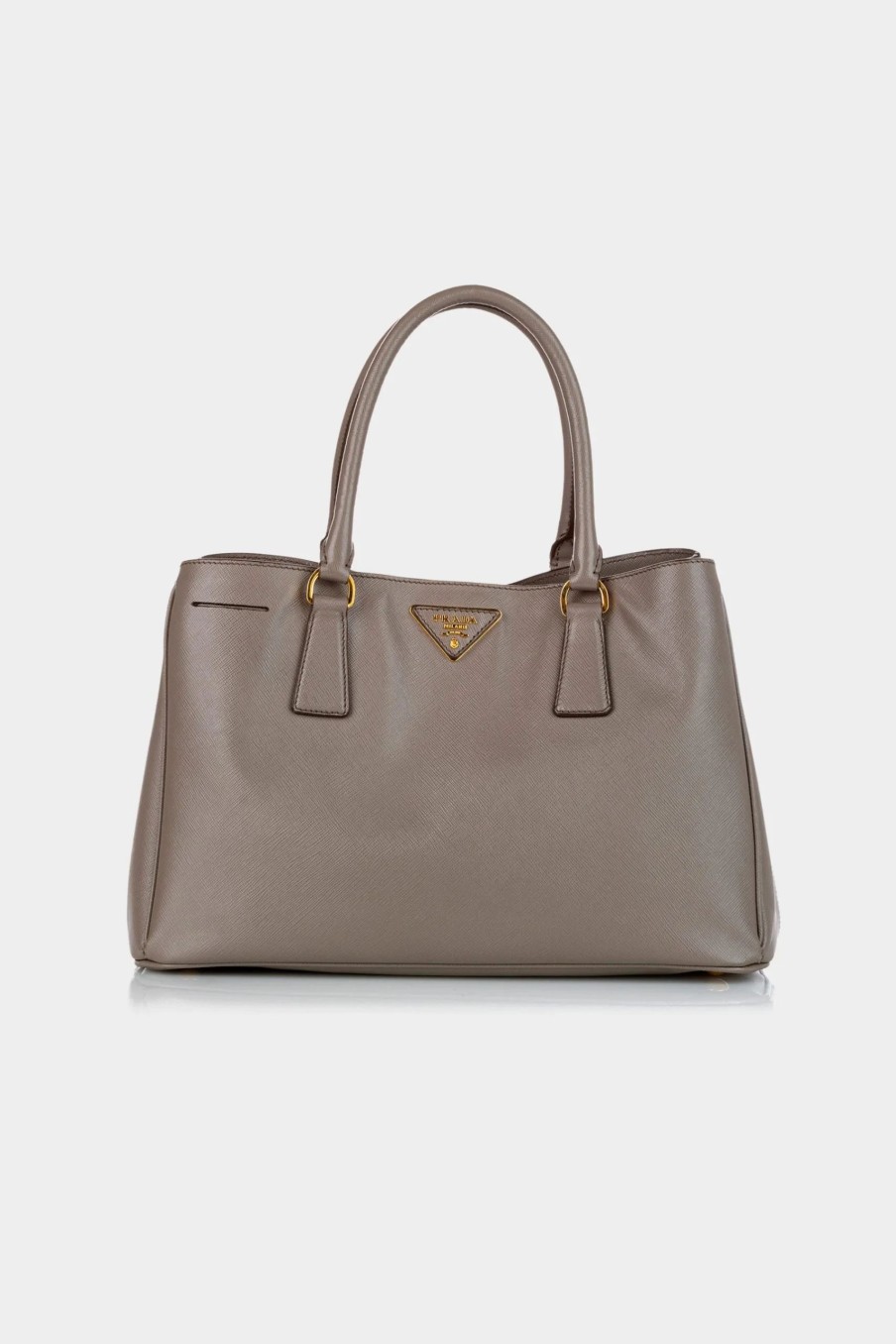 Handbags * | Prada Saffiano Galleria Handbag Grey