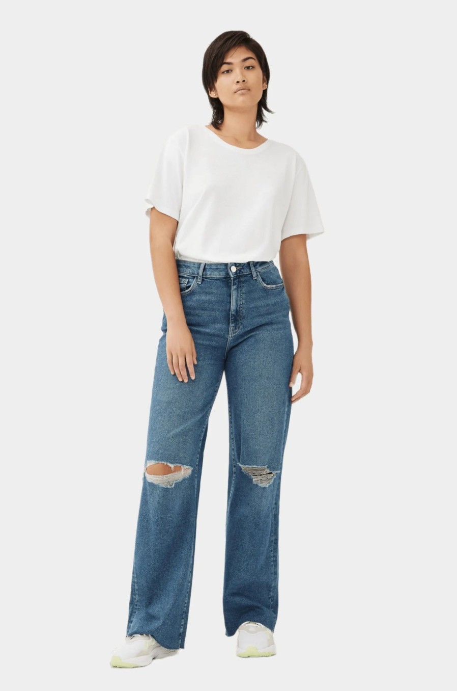 Clothing * | Warp + Weft Nce Wide Leg Jean Zenia