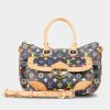 Handbags * | Louis Vuitton Rita Monogram Multicolor Shoulder Bag Black