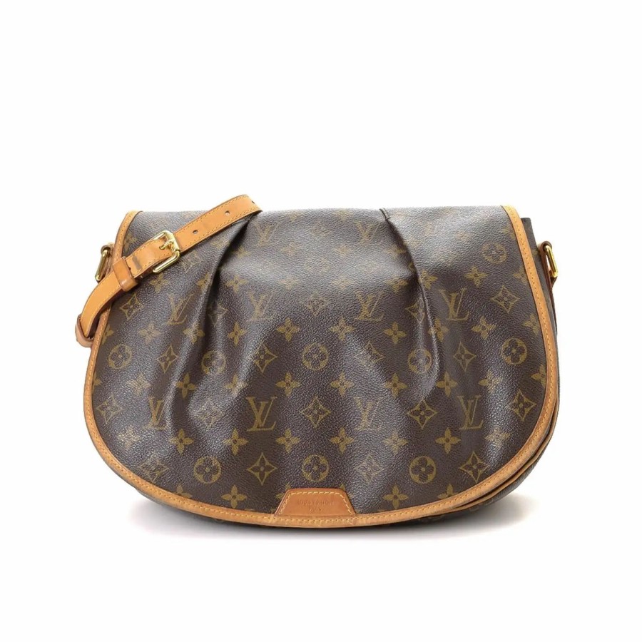 Handbags * | Louis Vuitton Menilmontant Mm Brown