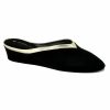 Shoes * | Jacques Levine Suede Wedge Slipper Black