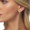 Jewelry-Accessories * | Kenneth Jay Lane Links Drop Earring Gold