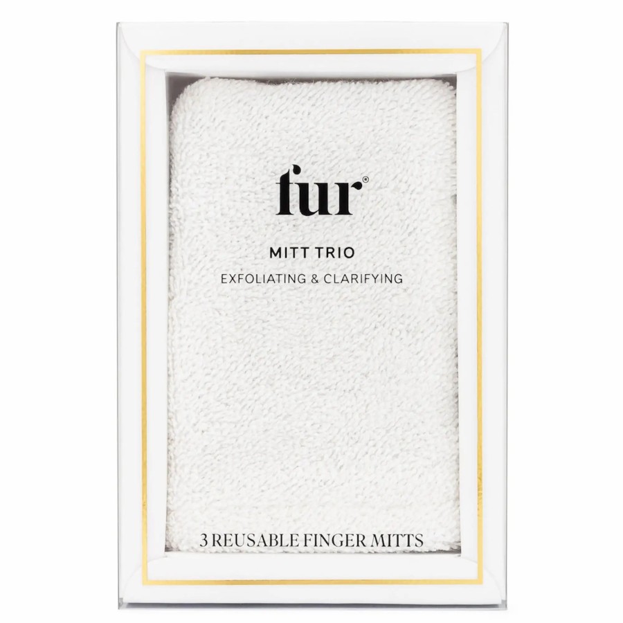 Beauty * | Fur Skincare Mitt Trio White