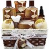 Beauty * | Lovery Vanilla Coconut Home Spa Basket 9-Piece Set