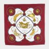 Jewelry-Accessories * | Hermes Springs Silk Scarf Bordeaux