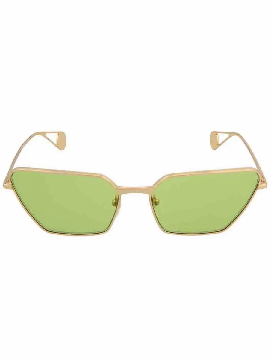 Jewelry-Accessories * | Gucci Cat Eye Novelty Sunglasses Gold