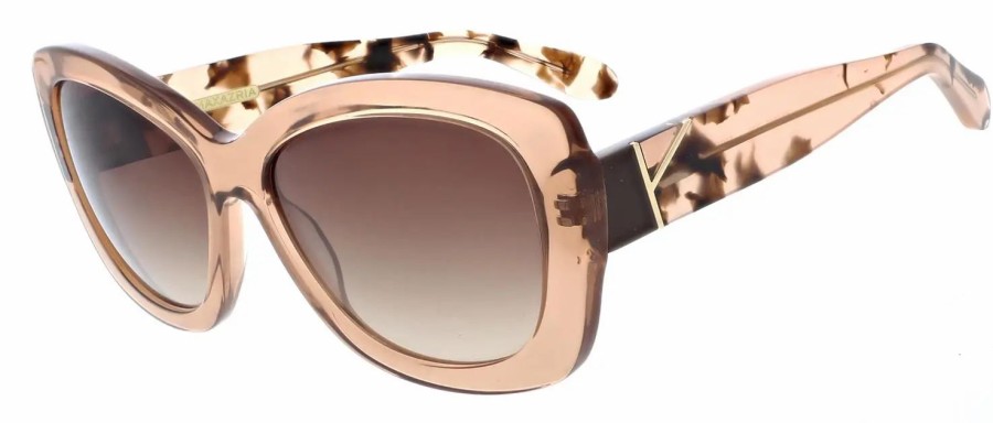 Jewelry-Accessories * | Bcbgmaxazria Vintage Square Sunglasses Crystal Blush