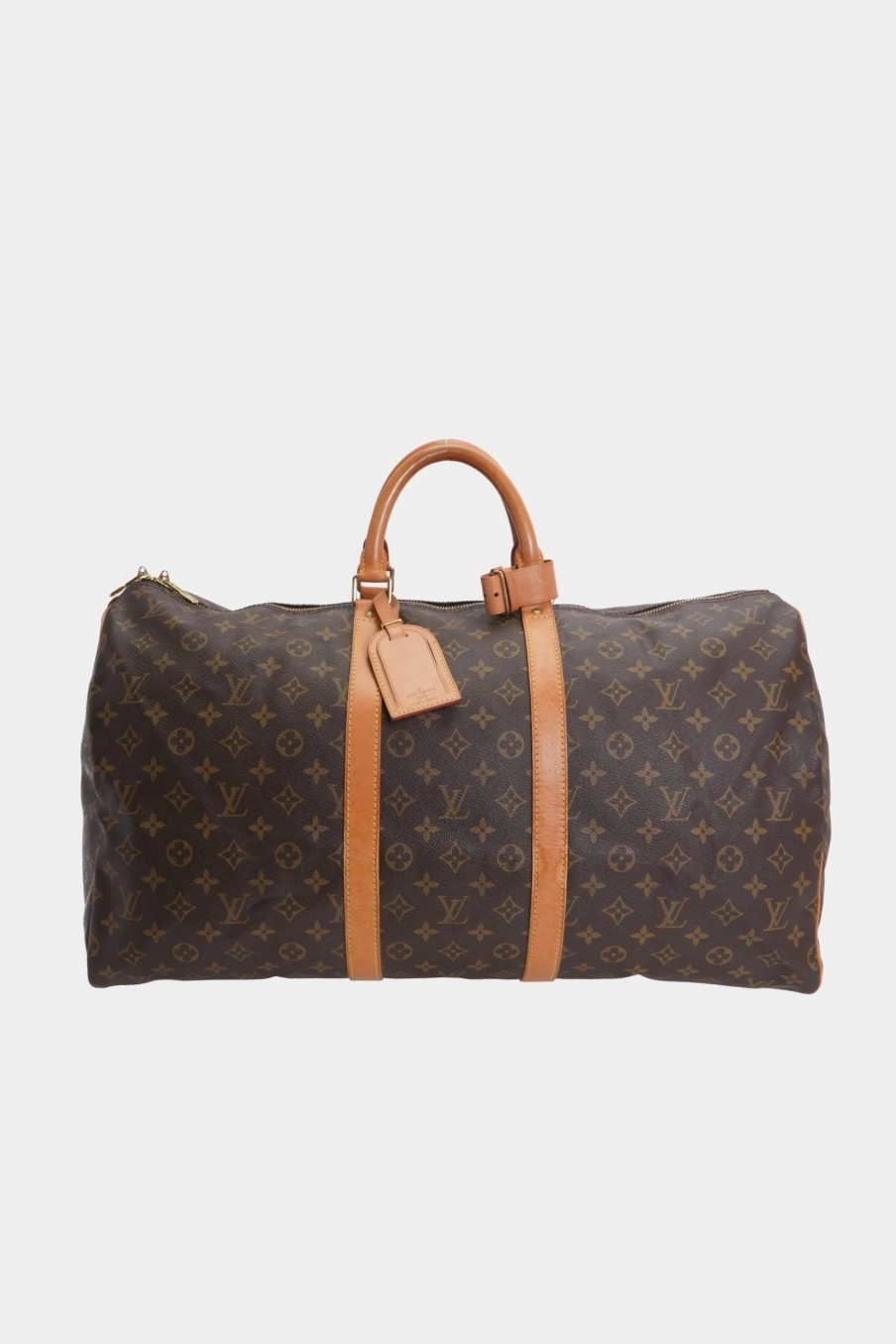 Handbags * | Louis Vuitton Keepall 55 Bag Brown