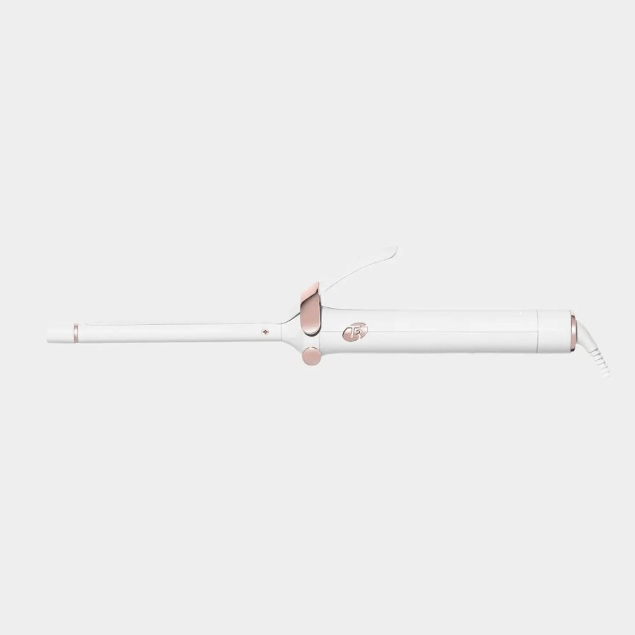 Beauty * | T3 Singlepass Curl 0.5 Professional Curling Iron White