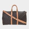 Handbags * | Louis Vuitton Keepall 45 Bandouliere Travel Bag Brown