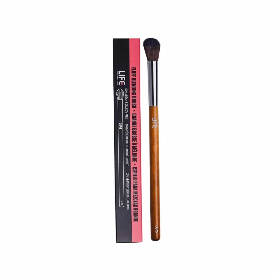 Beauty * | Life Cosmetics Fluff Blending Brush Brown