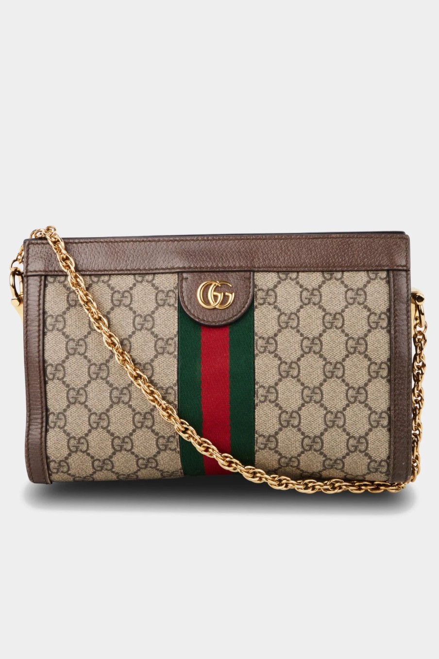 Handbags * | Gucci Gg Supreme Ophidia Crossbody Bag Green/Red