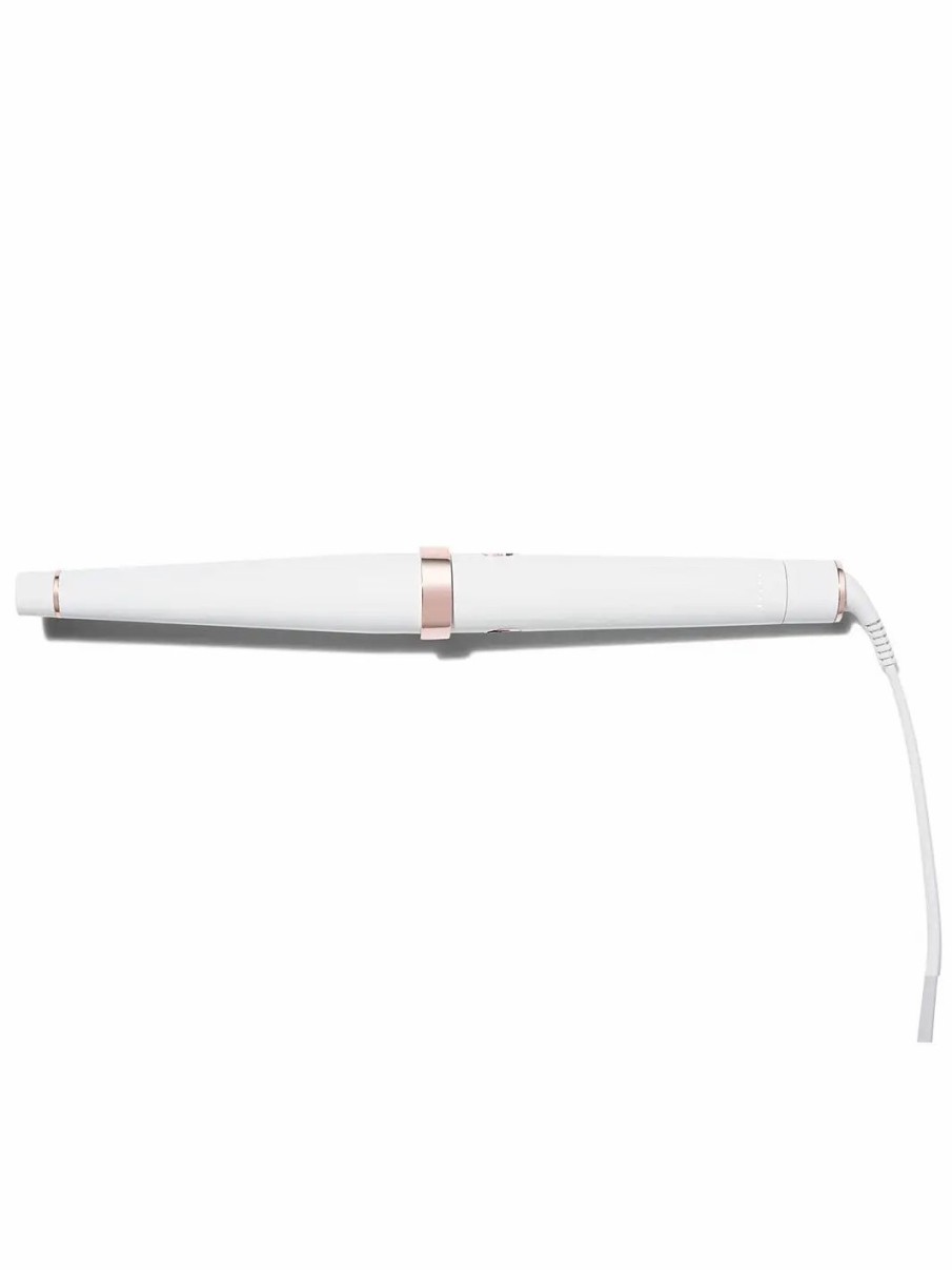 Beauty * | T3 Singlepass Wave Professional Tapered Ceramic Styling Wand White & Rose Gold