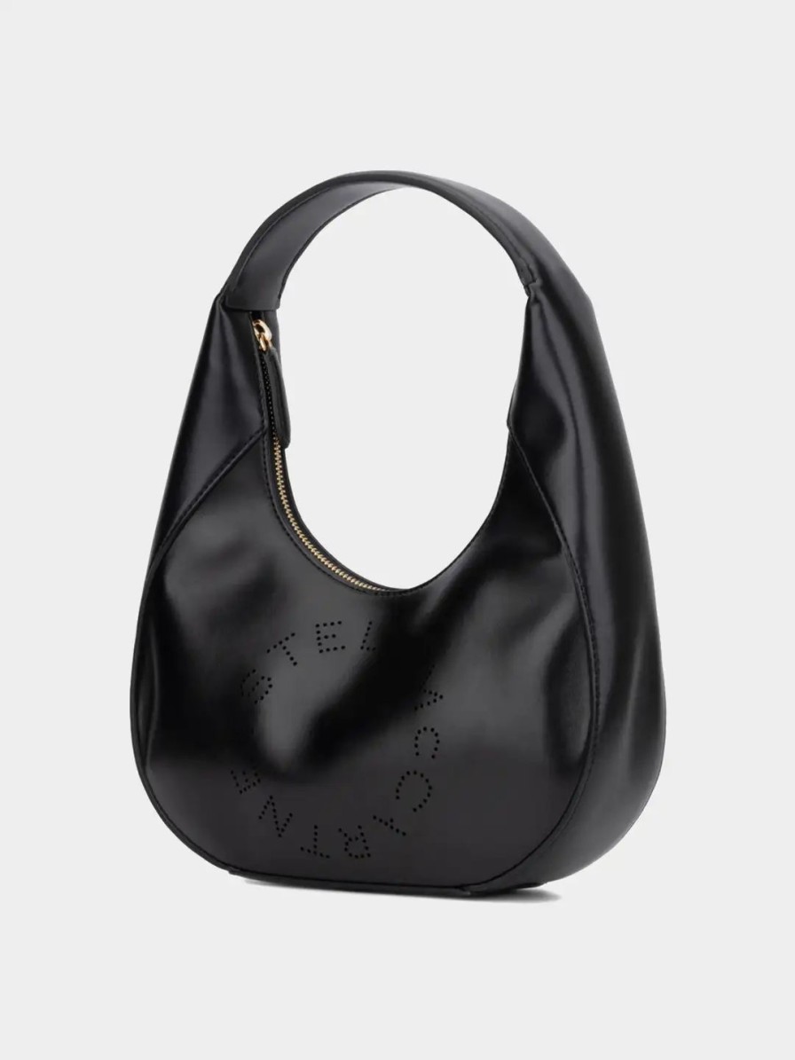 Handbags * | Stella Mccartney Atelier Circle Handbag Black