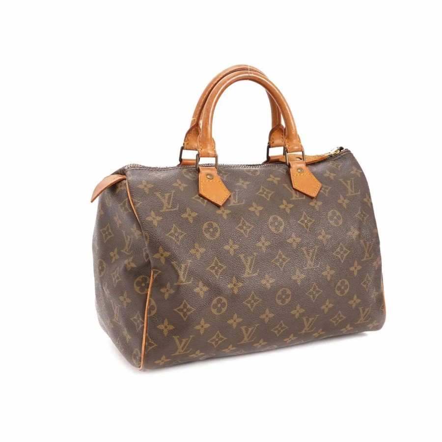 Handbags * | Louis Vuitton Speedy 30 Brown