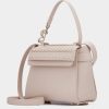 Handbags * | Chloe Logo-Embossed Leather Bag Nude