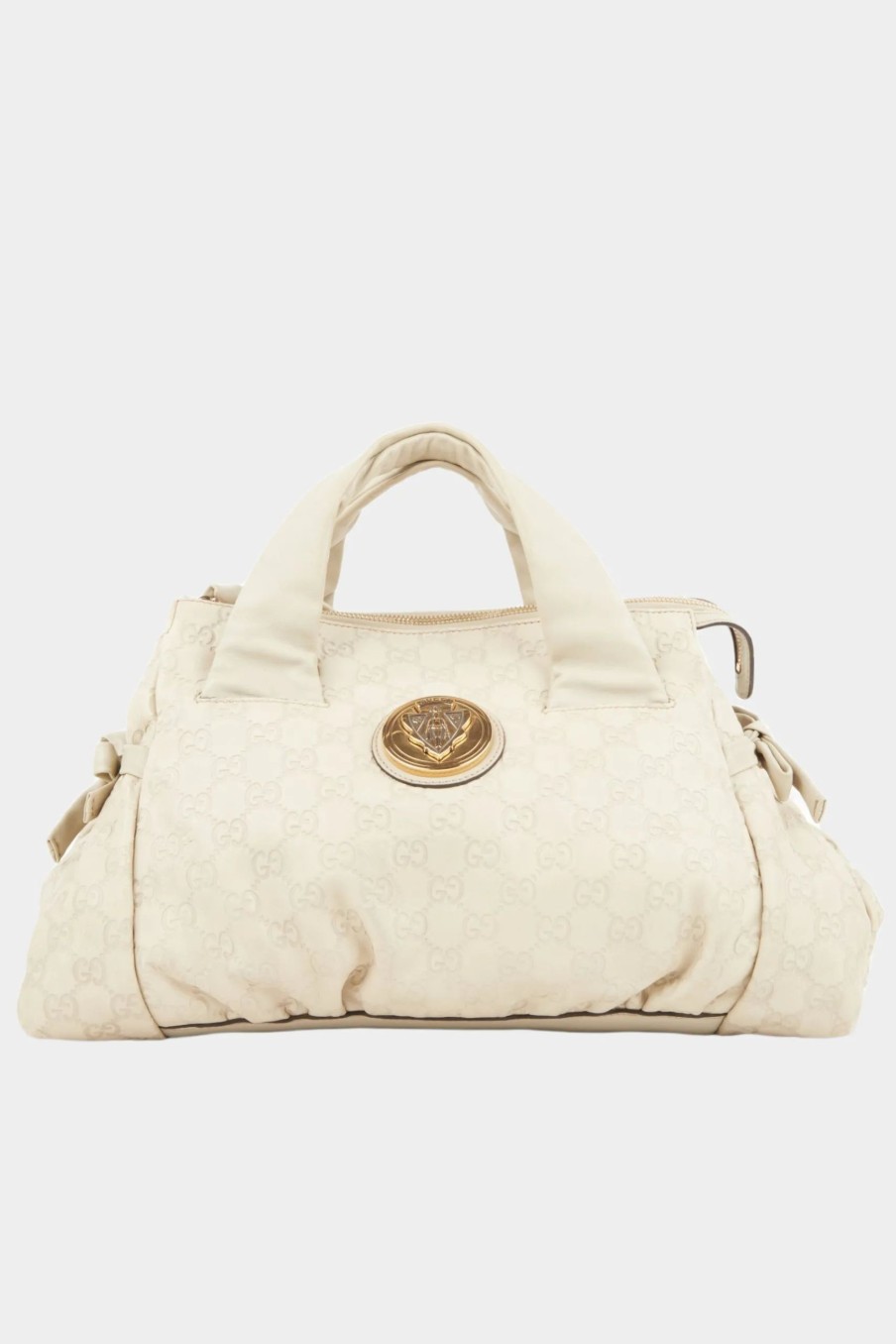 Handbags * | Hysteria Guccissima Handbag White