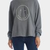 Clothing * | By Together The Rebel Pullover Sweatshirt Charcoal