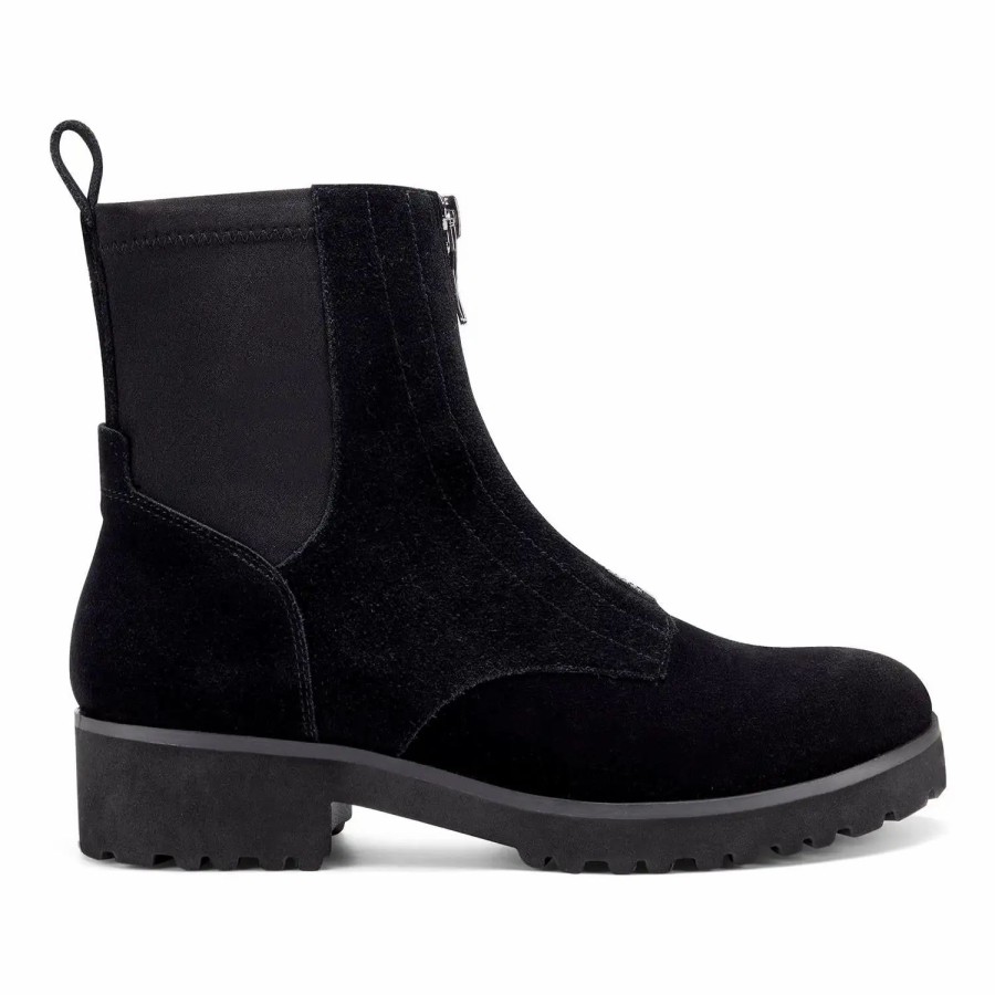 Shoes * | Easy Spirit Willet Front Zip Booties Wide