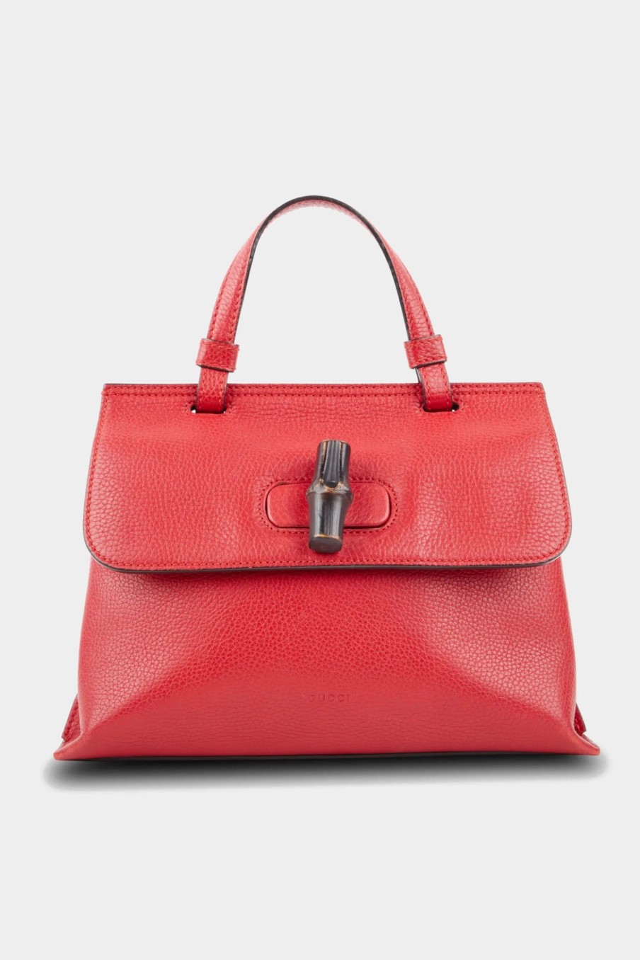 Handbags * | Gucci Bamboo Daily Mini Top Handle Bag Red