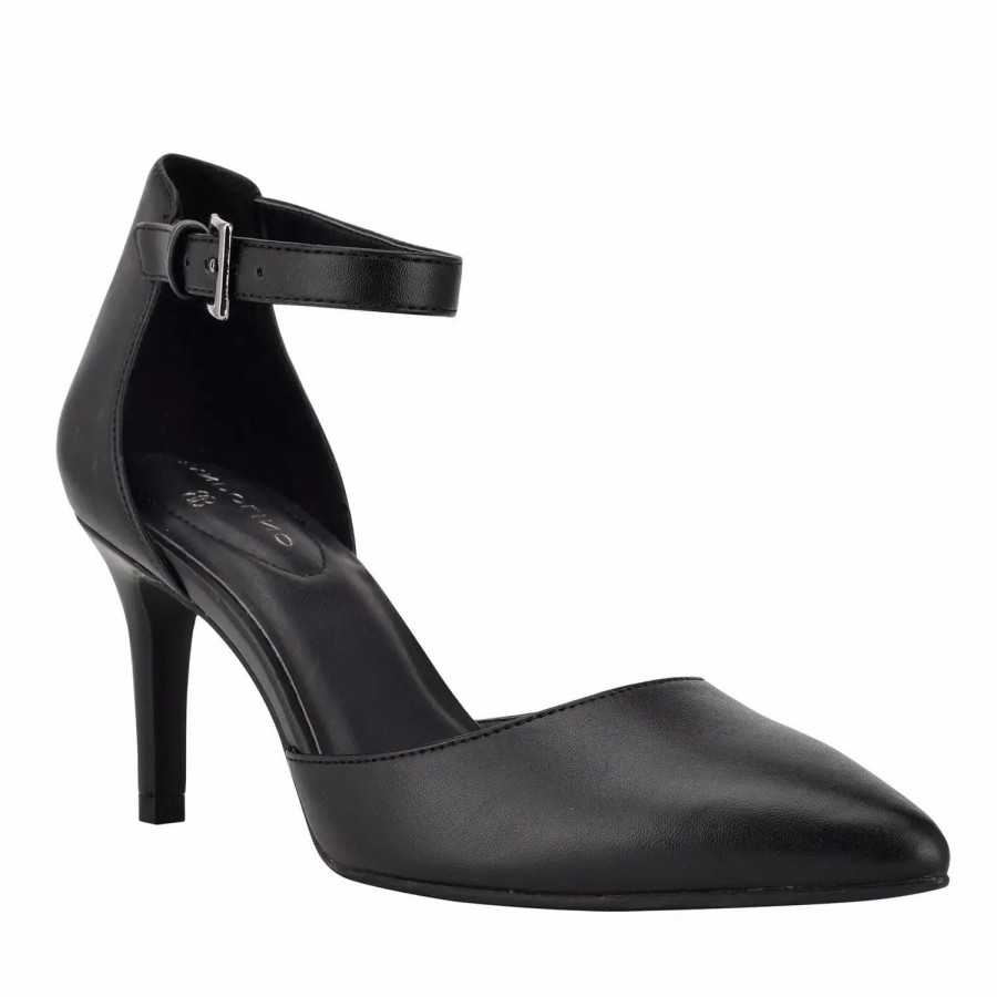 Shoes * | Bandolino Ginata Pointed Toe Ankle Strap Pump Black