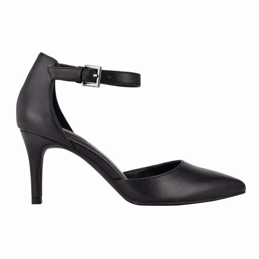 Shoes * | Bandolino Ginata Pointed Toe Ankle Strap Pump Black